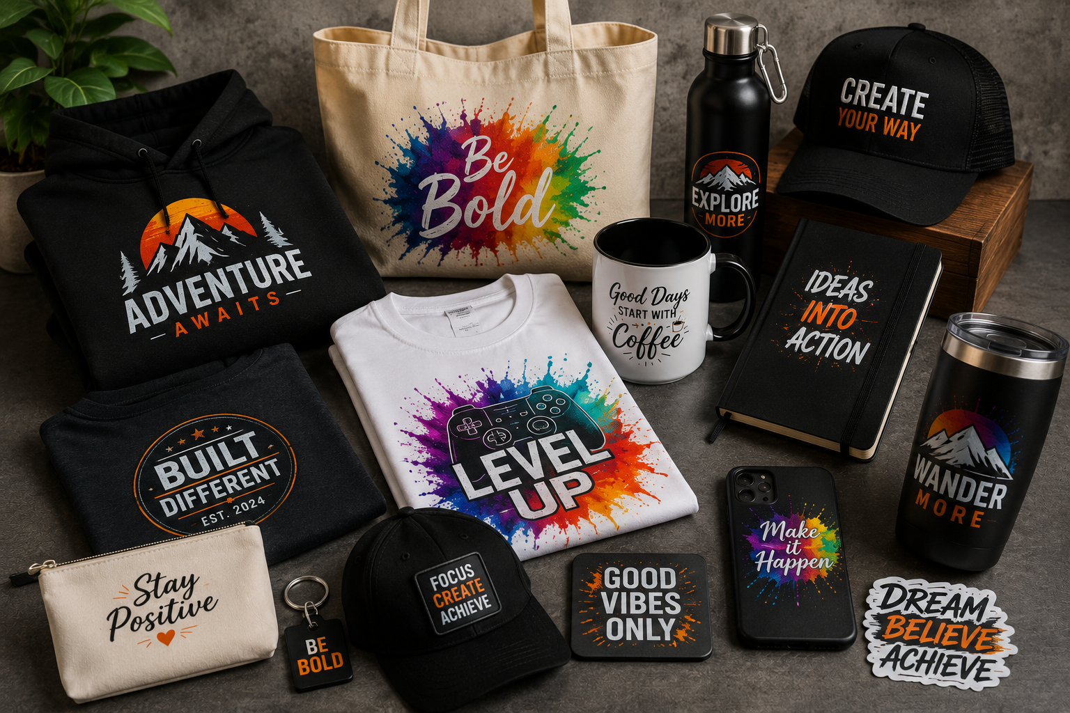 Products Created with DTF